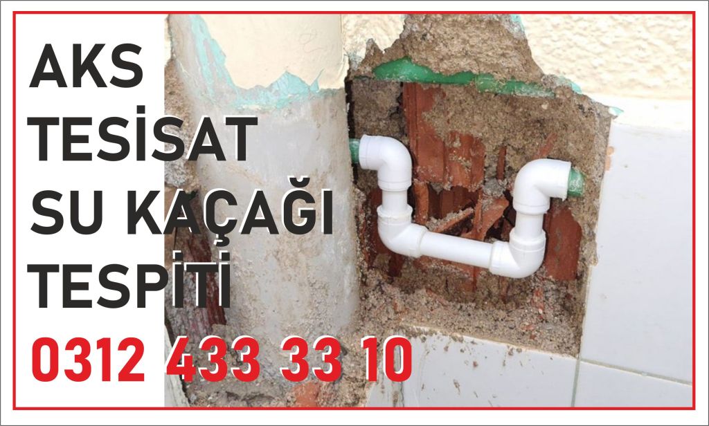 Su kaçağı tespiti Ankara